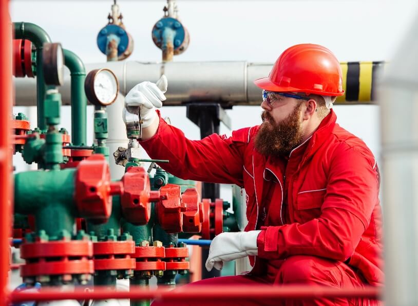 Men weared a our safety coat